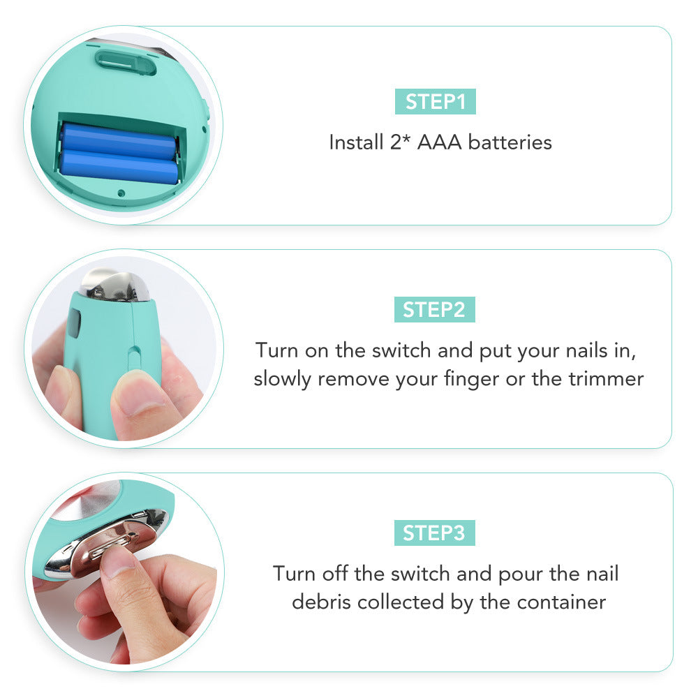 Automatic Electric Nail File Trimmer