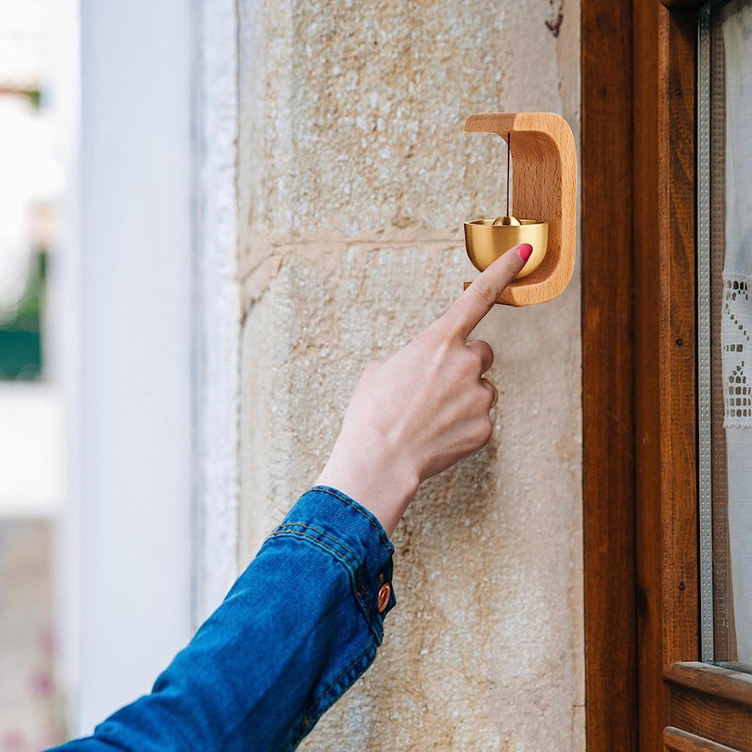 Fridge Wooden Door Wind Bell
